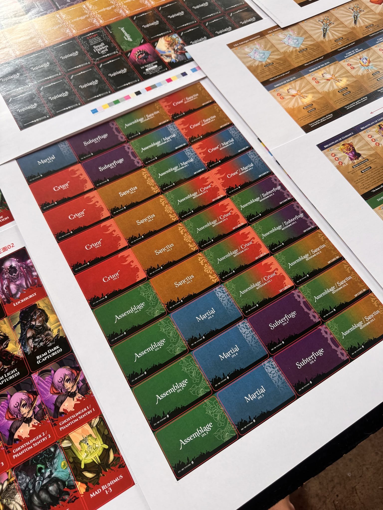 Miniature Inserts & Act 2 + 3 Factory Proofs Gallery