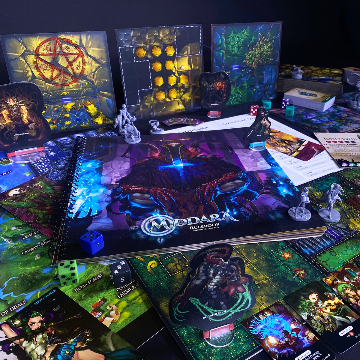 Middara Tabletop Game, Core Game