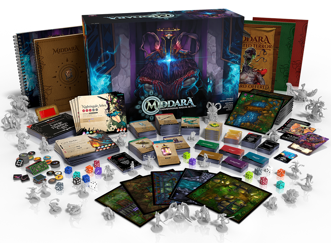 Middara Act I Unintentional Malum ボードゲーム Middara : Unintentional Malum - Act 1 - Succubus Publishing