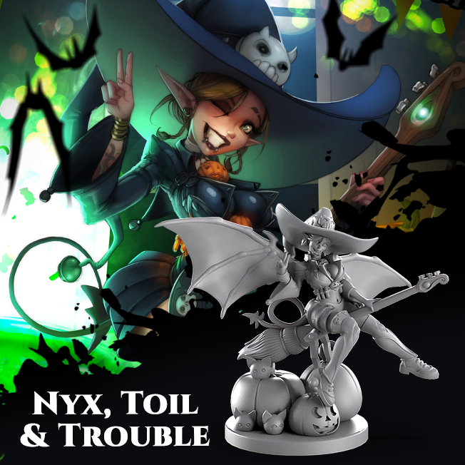 Nyx, Toil and Trouble STL + PDFs