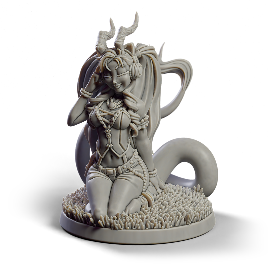 Lo-fi Nightingale Art Scale Vignette - 75mm